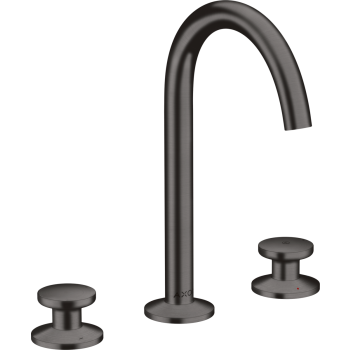  - AXOR One 3-otworowa bateria umywalkowa Select 170 z kompletem odpływowym Push-Open czarny chrom szczotkowany 48070340 - 48070340 - Łazienki Szydłowski