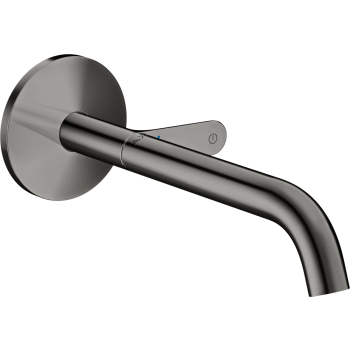 - AXOR One Bateria umywalkowa Select z wylewką 220 mm, ścienna, podtynkowa czarny chrom polerowany 48112330 - 48112330 - Łazienki Szydłowski