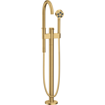  - AXOR One bateria wannowa, wolnostojąca złoty optyczny szczotkowany 48440250 - 48440250 - Łazienki Szydłowski
