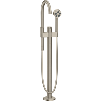 - AXOR One bateria wannowa, wolnostojąca nikiel szczotkowany 48440820 - 48440820 U - Łazienki Szydłowski
