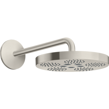 - AXOR One deszczownica prysznicowa 28 cm 1jet z ramieniem prysznicowym stal szlachetna optyczna 48491800 - 48491800 - Łazienki Szydłowski