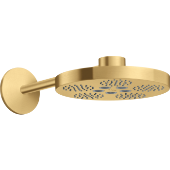  - AXOR One deszczownica prysznicowa 28 cm  2jet z ramieniem prysznicowym złoty optyczny szczotkowany 48492250 - 48492250 - Łazienki Szydłowski