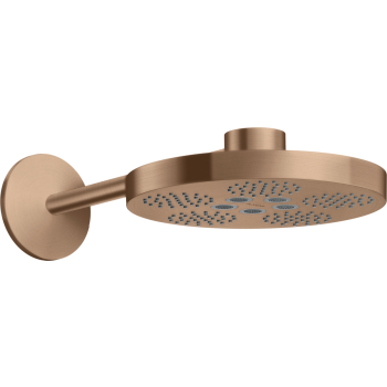 - AXOR One seszczownica prysznicowa 28 cm 2jet z ramieniem prysznicowym czerwone złoto szczotkowane 48492310 - 48492310 - Łazienki Szydłowski