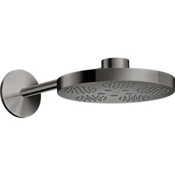 - AXOR One deszczownica prysznicowa 28 cm 2jet z ramieniem prysznicowym czarny chrom polerowany 48492330 - 48492330 - Łazienki Szydłowski