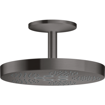  - AXOR One deszczownica prysznicowa 28 cm  1jet z przyłączem sufitowym czarny chrom szczotkowany  48493340 - 48493340 - Łazienki Szydłowski