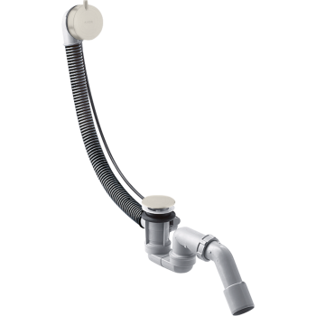- AXOR Kompletny syfon wannowy z przelewem, standardowy stal szlachetna optyczna 58316800 - 58316800 - Łazienki Szydłowski