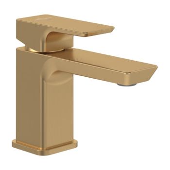 - Villeroy&Boch Subway 3.0 bateria umywalkowa do wody zimnej lub zmieszanej złoty szczotkowany TVW11200600076 - TVW11200600076 - Łazienki Szydłowski