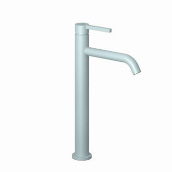 - KLUDI NOVA FONTE bateria umywalkowa 240 mm niebieski mat 20298O415 - 20298O415 - Łazienki Szydłowski