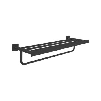 - Villeroy&Boch Elements Striking półka na ręczniki czarny mat TVA152006000K5 - TVA152006000K5 - Łazienki Szydłowski