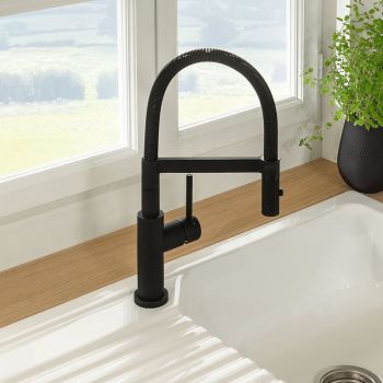 - VILLEROY&BOCH Steel Expert bateria kuchenna kolor czarny mat 92990006 - 92990006 - Łazienki Szydłowski