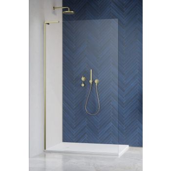 - RADAWAY Walk-In Modo SL II 90 cm wersja lewa brushed gold 103190949901L - 10319094-99-01L - Łazienki Szydłowski