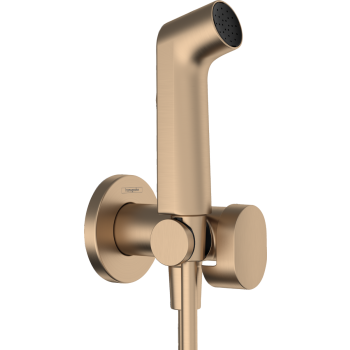  - HANSGROHE słuchawka prysznicowa Bidette 1jet S EcoSmart z mieszaczem, uchwytem i wężem prysznicowym 125 cm brąz szczotkowany 29232140 - 29232140 - Łazienki Szydłowski