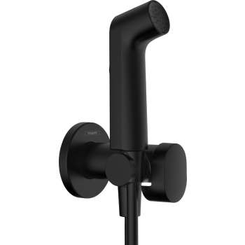  - HANSGROHE słuchawka prysznicowa Bidette 1jet S EcoSmart z mieszaczem, uchwytem i wężem prysznicowym 125 cm czarny mat 29232670 - 29232670 - Łazienki Szydłowski