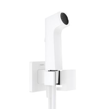  - HANSGROHE słuchawka prysznicowa Bidette 1 jet E EcoSmart dla wody zimnej z uchwytem i wężem prysznicowym 125 cm biały mat 29231700 - 29231700 - Łazienki Szydłowski