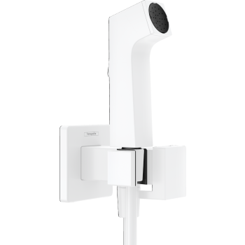  - HANSGROHE słuchawka prysznicowa Bidette 1jet E EcoSmart z mieszaczem, uchwytem i wężem prysznicowym 125 cm biały mat 29233700 - 29233700 - Łazienki Szydłowski
