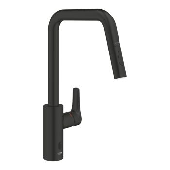 - GROHE-Eurosmart Bateria kuchenna czarny mat 1012352430 - 1012352430 - Łazienki Szydłowski