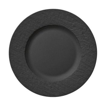  - Villeroy&Boch Manufacture Talerz płaski  Ø27,1 cm, czarny 1042392620 - 1042392620 - Łazienki Szydłowski