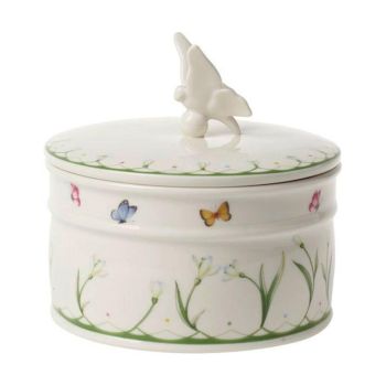 - Villeroy&Boch Colourful Spring Pojemnik okrągły Zielony, Ø17,7 cm, 1486634557 - 1486634557 - Łazienki Szydłowski