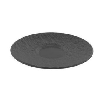  - Villeroy&Boch Manufacture Rock podstawka pod filiżankę 15 cm czarny 1042391310 - 1042391310 - Łazienki Szydłowski