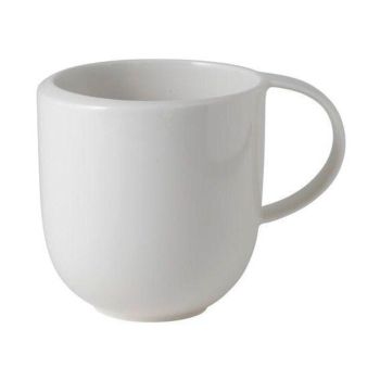 - Villeroy&Boch NewMoon Kubek z uchem Biały, 310 ml, 1042649651 - 1042649651 - Łazienki Szydłowski