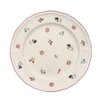  - Villeroy&Boch Petite Fleur Talerz płaski Biały, Ø26,7 cm 1023952620 - 1023952620 - Łazienki Szydłowski