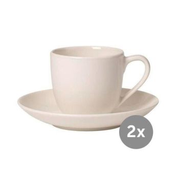  - Villeroy&Boch For Me Espresso set Biały 1041538420 - 1041538420 - Łazienki Szydłowski