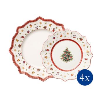  - Villeroy&Boch Toy's Delight Zestaw obiadowy Czerwony,  8-częściowy 1485859015 - 1485859015 - Łazienki Szydłowski