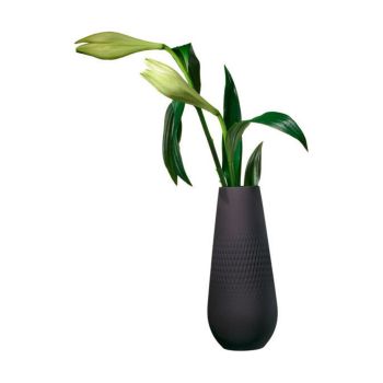 - Villeroy&Boch Manufacture Wazon 11,6 x 26,5 cm, czarny 1016825515 - 1016825515 - Łazienki Szydłowski