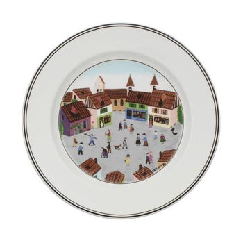 - Villeroy&Boch Design Naif Talerz śniadaniowy/ deserowy Wielokolorowy, Ø20,9 cm, 1023372645 - 1023372645 - Łazienki Szydłowski