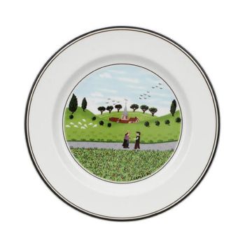- Villeroy&Boch Design Naif Talerzyk do pieczywa Wielokolorowy, Ø17 cm,1023372667 - 1023372667 - Łazienki Szydłowski