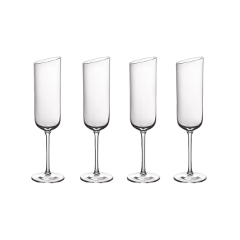- Villeroy&Boch NewMoon Kieliszek do wina musującego / szampana Przezroczysty, 120 ml, szkło kryształowe - 4 sztuki 1136538130 - 1136538130 - Łazienki Szydłowski