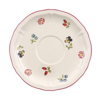 - Villeroy&Boch Petite Fleur Spodek do cappuccino Biały, Ø17 cm, 1023951250 - 1023951250 - Łazienki Szydłowski