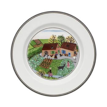 - Villeroy&Boch Design Naif Talerzyk do pieczywa Wielokolorowy, Ø17 cm Naif 1023372666 - 1023372666 - Łazienki Szydłowski