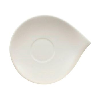 - Villeroy&Boch Flow Spodek do filiżanki do kawy 15 cm, biały 1034201310 - 1034201310 - Łazienki Szydłowski