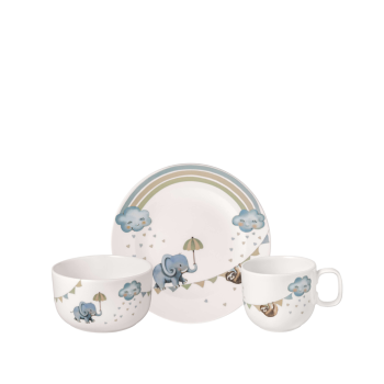  - Villeroy&Boch Boho Kids Zestaw naczyń dla dzieci 3 części Niebieski 1486748427 - 1486748427 - Łazienki Szydłowski