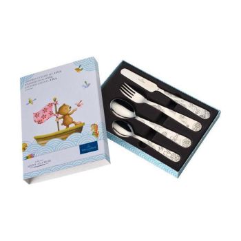  - Villeroy&Boch Kiddy Bears Sztućce dla dzieci stal nierdzewna 4-częściowe  1265302091 - 1265302091 - Łazienki Szydłowski