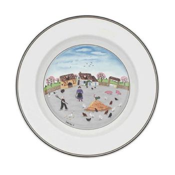 - Villeroy&Boch Design Naif Talerz głęboki Wielokolorowy, Ø22,1 cm 1023372704 - 1023372704 - Łazienki Szydłowski