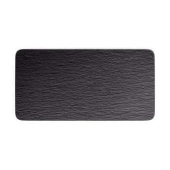  - Villeroy&Boch Manufacture Rock Półmisek do serwowania czarny, 34,9 x 17,9 cm,  1042392281 - 1042392281 - Łazienki Szydłowski