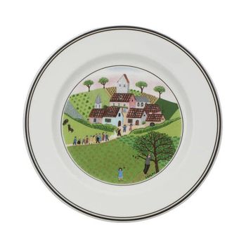 - Villeroy&Boch Design Naif Talerzyk do pieczywa Wielokolorowy, Ø17 cm,1023372664 - 1023372664 - Łazienki Szydłowski