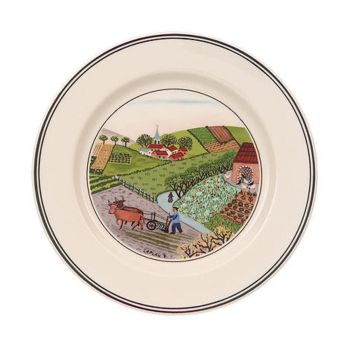 - Villeroy&Boch Design Naif Talerzyk do pieczywa Wielokolorowy, Ø17 cm, 1023372665 - 1023372665 - Łazienki Szydłowski