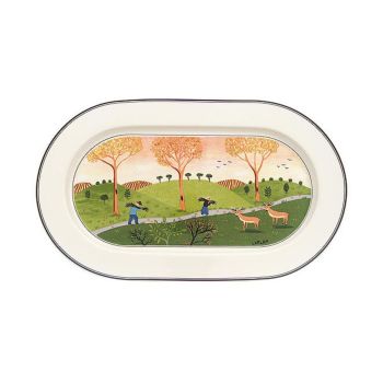 - Villeroy&Boch Design Naif Półmisek do serwowania Wielokolorowy, 34,2 x 13,5 cm, 1023372910 - 1023372910 - Łazienki Szydłowski