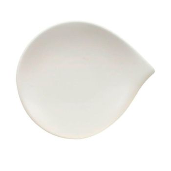  - Villeroy&Boch Flow Talerzyk do pieczywa 20,5 x 17,5 cm, biały  1034202660 - 1034202660 - Łazienki Szydłowski