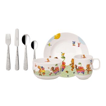  - Villeroy&Boch Kiddy Bears Zestaw naczyń dla dzieci zielony - zestaw 7 części 1486658435 - 1486658435 - Łazienki Szydłowski
