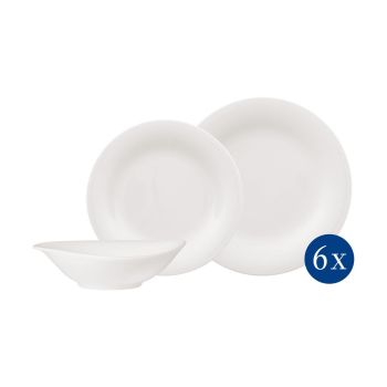  - Villeroy&Boch Essential White Zestaw obiadowy 18-częściowy biały 1952328152 - 1952328152 - Łazienki Szydłowski