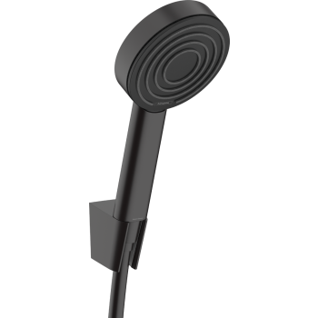 - HANSGROHE Pulsify S Punktowy zestaw prysznicowy 105 1jet EcoSmart+ z wężem 125 cm czarny mat 24307670 - 24307670 - Łazienki Szydłowski
