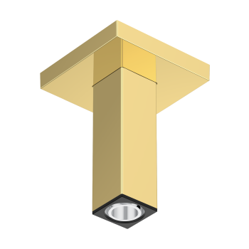- HANSGROHE Przyłącze sufitowe E 10 cm złoty optyczny polerowany 24338990 - 24338990 - Łazienki Szydłowski