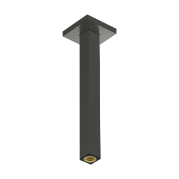 - HANSGROHE Przyłącze sufitowe E 30 cm czarny chrom szczotkowany 24339340 - 24339340 - Łazienki Szydłowski