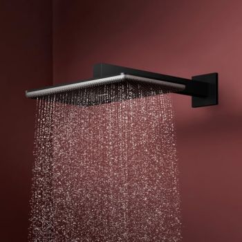  - HANSGROHE Raindance Alive Q deszczownica 210/340 2jet z ramieniem prysznicowym czarny mat 24550670 - 24550670 - Łazienki Szydłowski