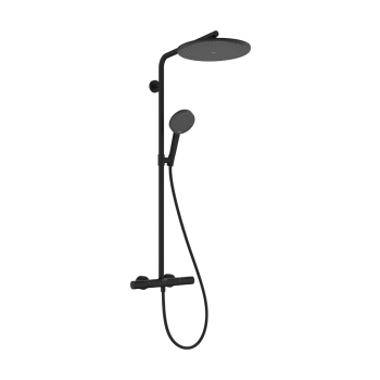  - HANSGROHE Raindance Alive S Puro Komplet prysznicowy 300 1jet EcoSmart z deszczownicą i  termostatem Ecostat Element czarny mat 24593670 - 24593670 - Łazienki Szydłowski