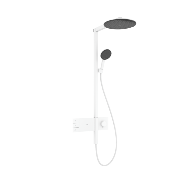 - HANSGROHE Raindance Alive S Komplet prysznicowy 300 2jet z termostatem ShowerSelect Comfort biały mat 24595700 - 24595700 - Łazienki Szydłowski